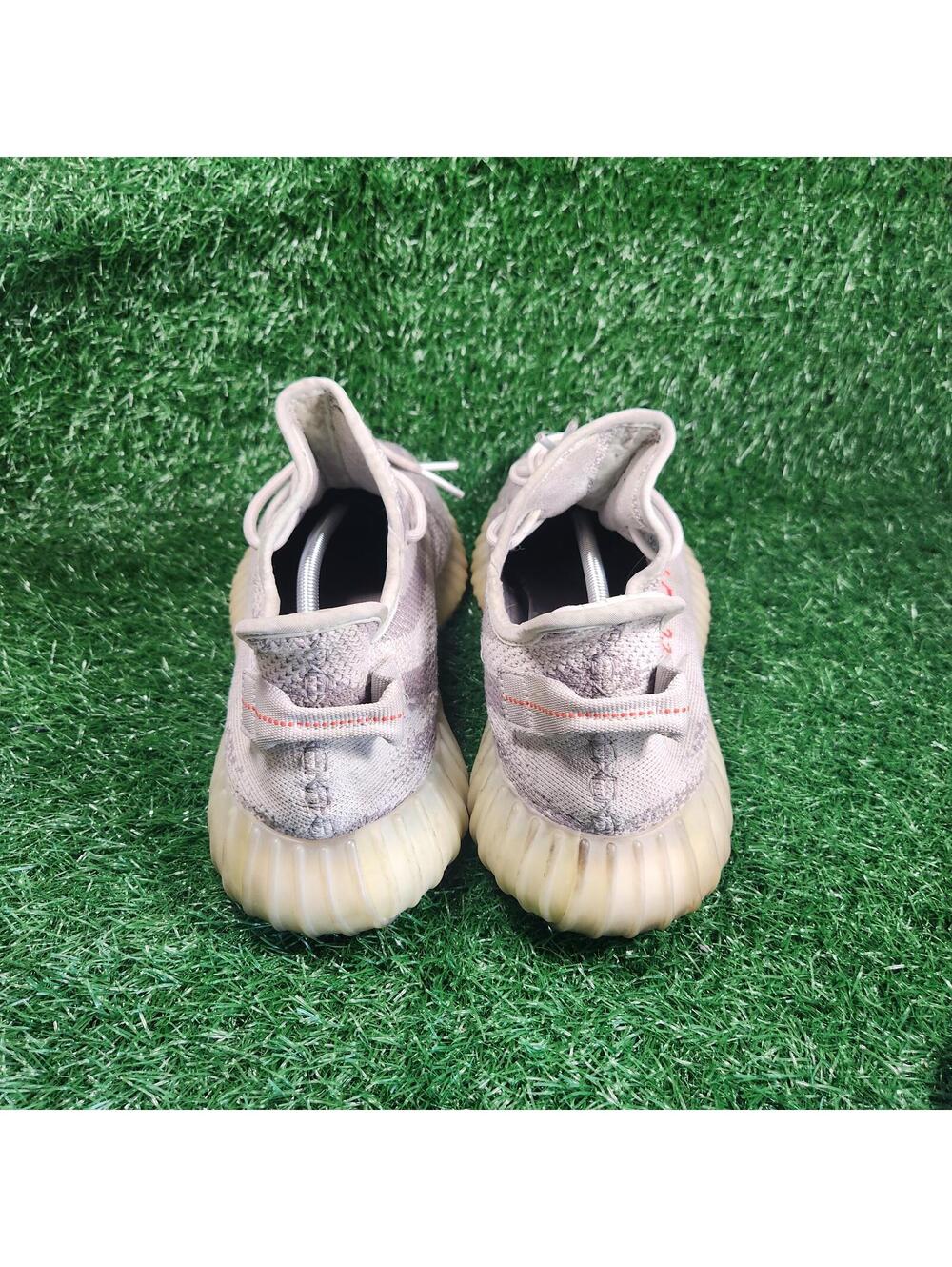 Adidas Yeezy Boost 350 V2 Blue Tint Size 14 Grey Red B37571 Sneaker shoes - Picture 4 of 7